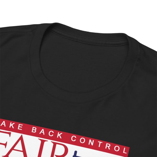 FAIRtax Unisex Heavy Cotton Tee - Take Back Control & American Flag Design - Image 18