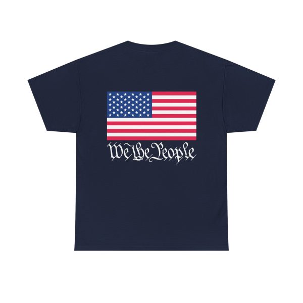 FAIRtax Unisex Heavy Cotton Tee - Take Back Control & American Flag Design - Image 2
