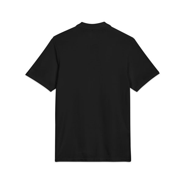 Embroidered Unisex Pique Polo Shirt - Dark Color with Embroidery FAIRtax logo - Image 4