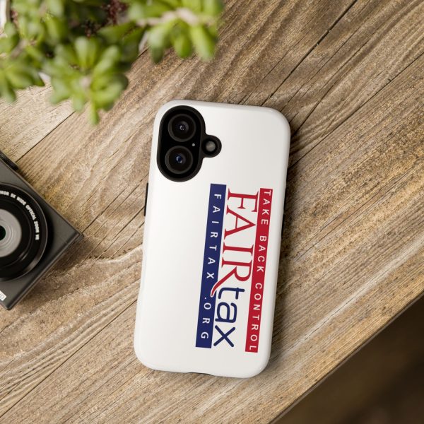 Fair Tax Tough Phone Case, Customizable Phone Cover, Support Fair Tax Movement, Protective Phone Accessory, Trendy Tech Gear - Image 4