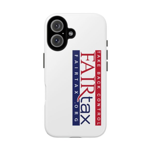 Fair Tax Tough Phone Case, Customizable Phone Cover, Support Fair Tax Movement, Protective Phone Accessory, Trendy Tech Gear
