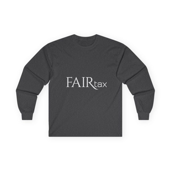 FairTax Dark Colors Ultra Cotton Long Sleeve Tee with white logo - Image 10