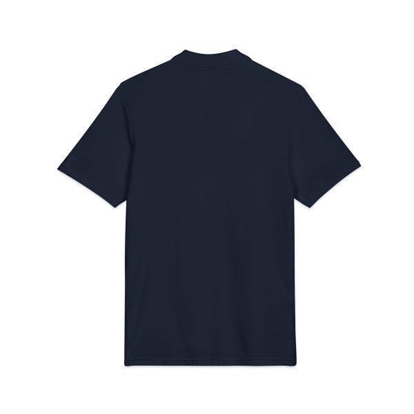 Embroidered Unisex Pique Polo Shirt - Dark Color with Embroidery FAIRtax logo - Image 8