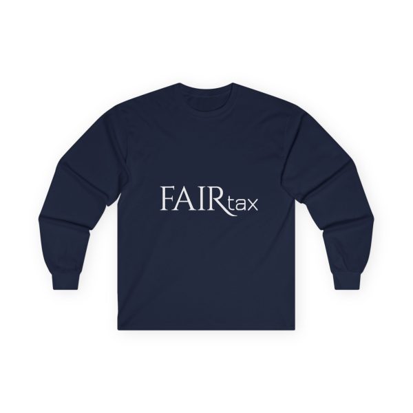 FairTax Dark Colors Ultra Cotton Long Sleeve Tee with white logo - Image 13