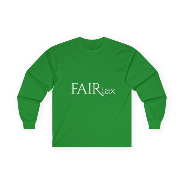 FairTax Dark Colors Ultra Cotton Long Sleeve Tee with white logo - Image 7