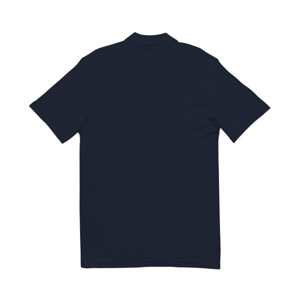 Embroidered Unisex Pique Polo Shirt - Dark Color with Embroidery FAIRtax logo - Image 6