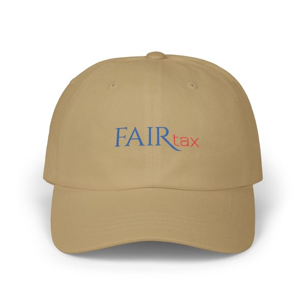 FAIRtax Embroidered Classic Cap | Full Color FAIRtax Logo on light background - Image 9