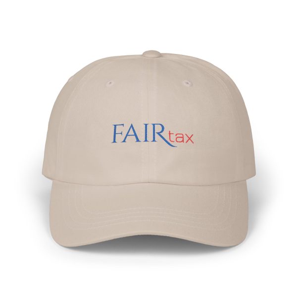 FAIRtax Embroidered Classic Cap | Full Color FAIRtax Logo on light background - Image 5