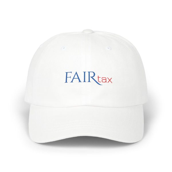 FAIRtax Embroidered Classic Cap | Full Color FAIRtax Logo on light background