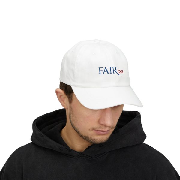 FAIRtax Embroidered Classic Cap | Full Color FAIRtax Logo on light background - Image 3