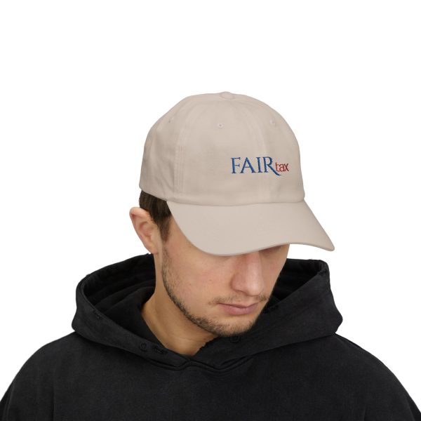 FAIRtax Embroidered Classic Cap | Full Color FAIRtax Logo on light background - Image 7